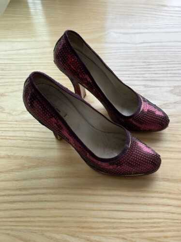 MIU MIU Red sequin shoes - image 1