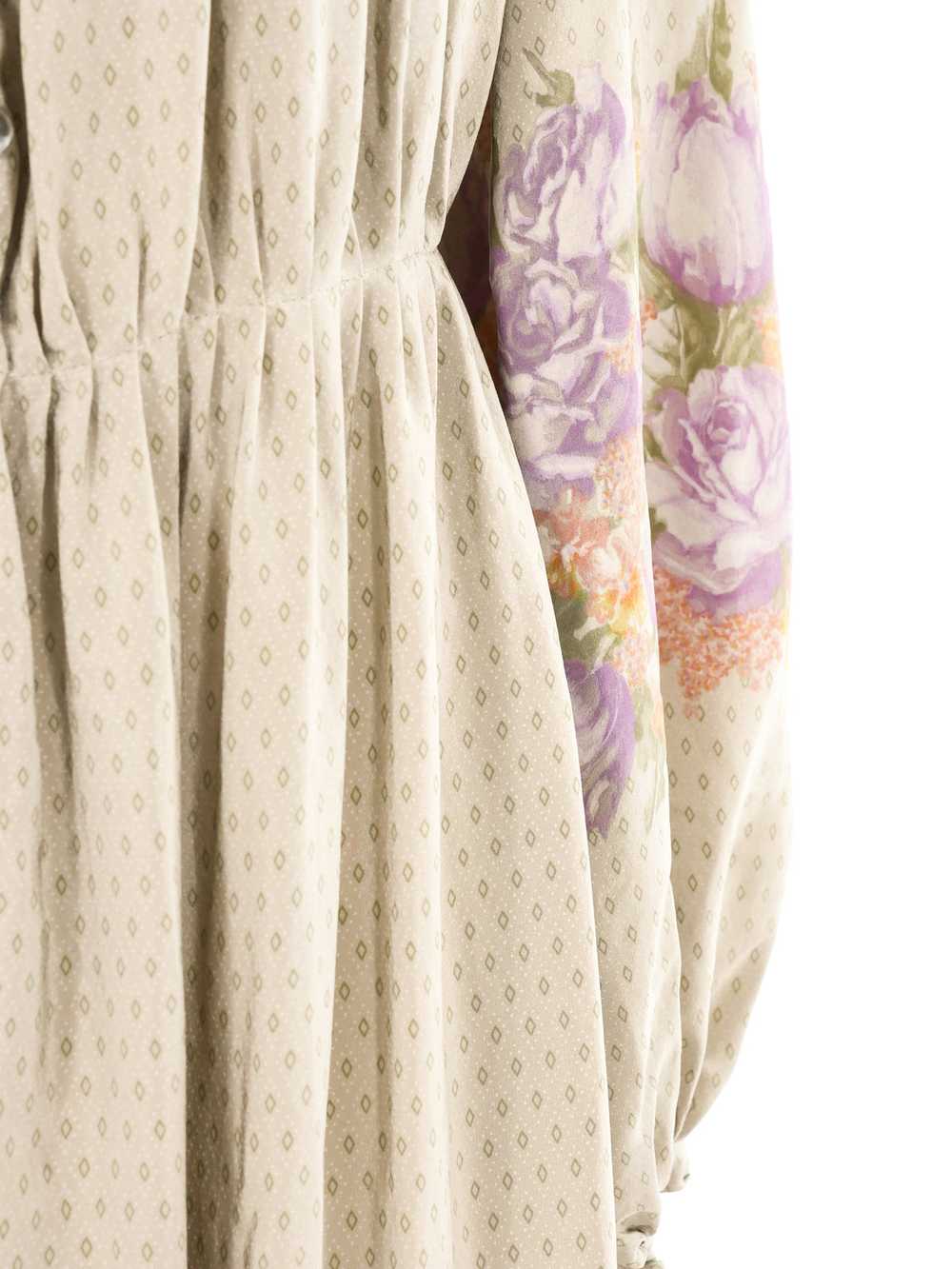 Ted Lapidus Mixed Print Silk Dress - image 2