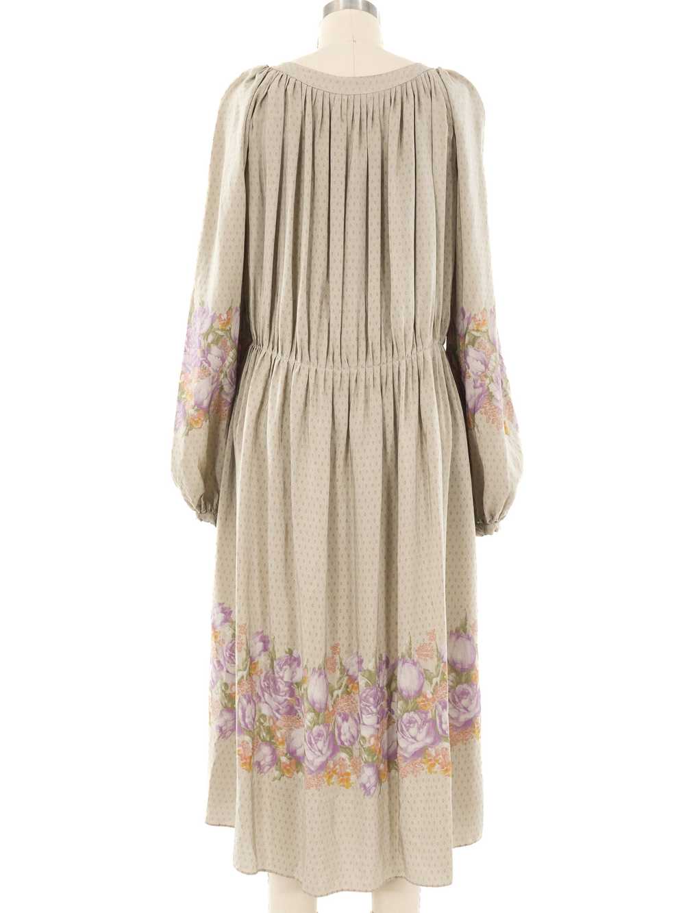 Ted Lapidus Mixed Print Silk Dress - image 4