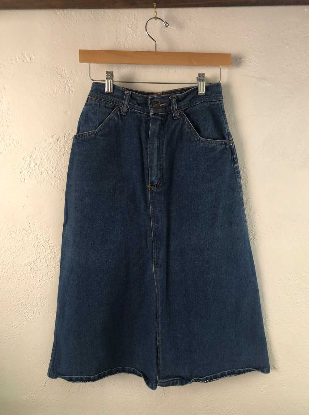 1970's A-Line Denim Skirt - Gem
