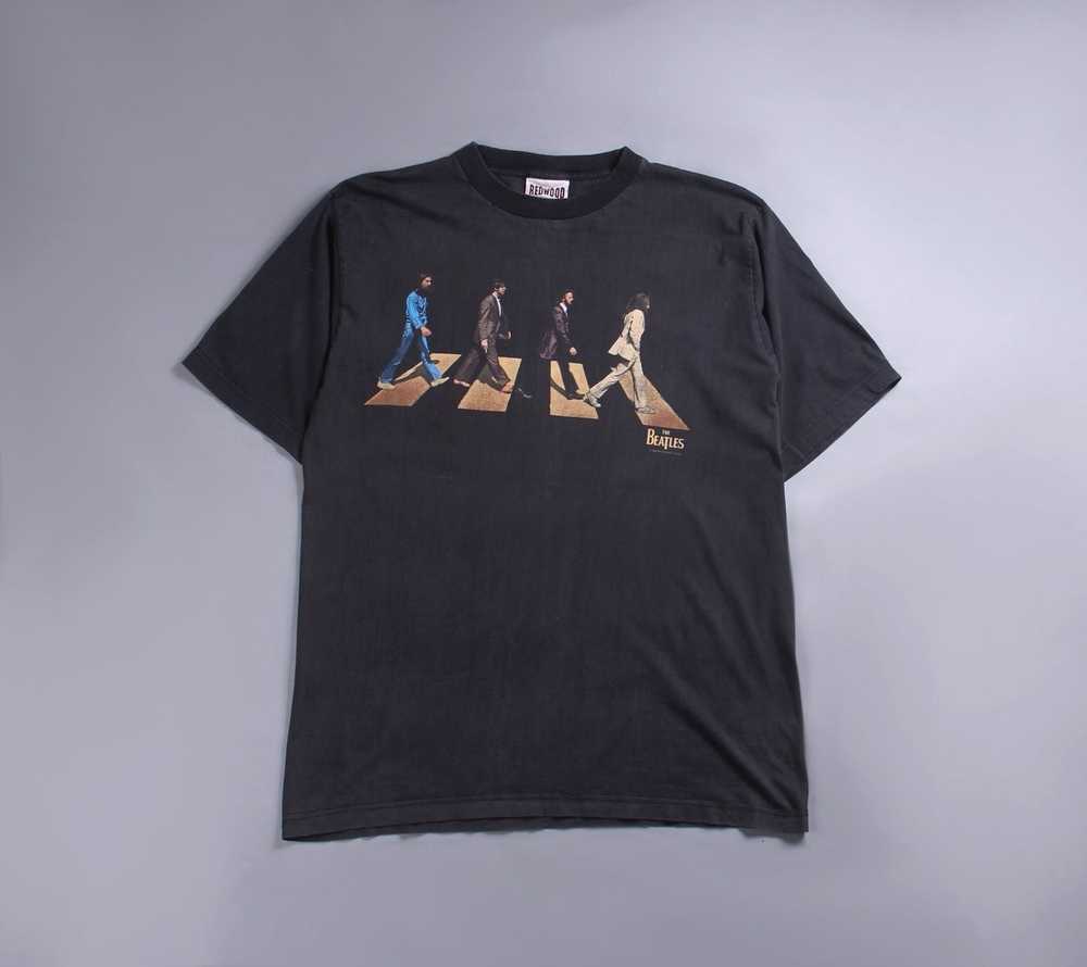 Rock T Shirt × Vintage 1996 The Beatles Vintage A… - image 1