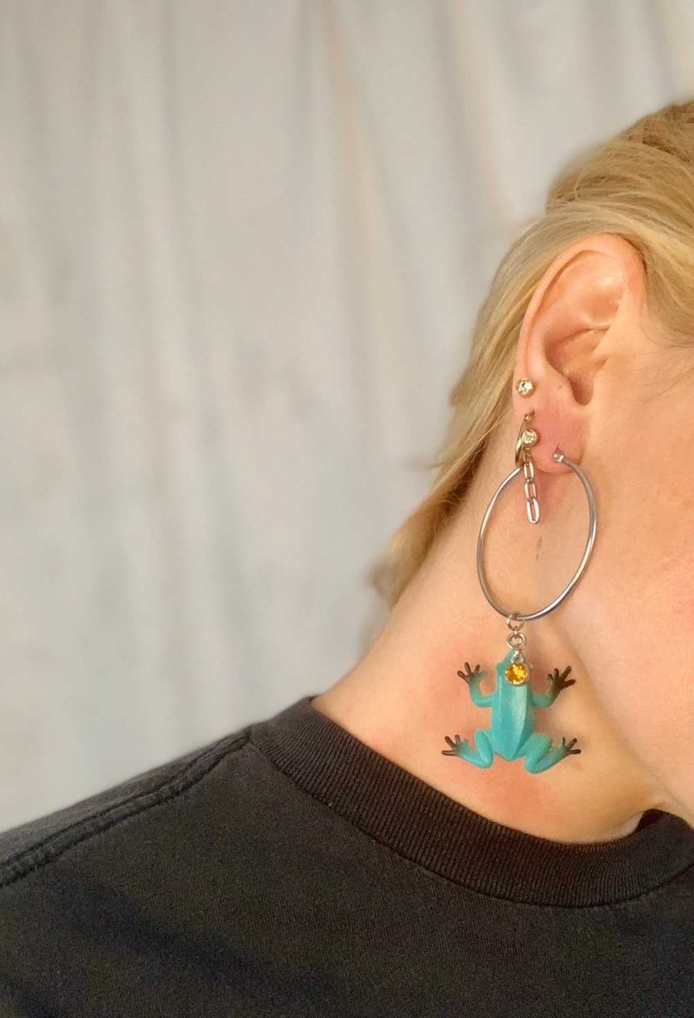 Frog toy single earrings- assorted - image 9