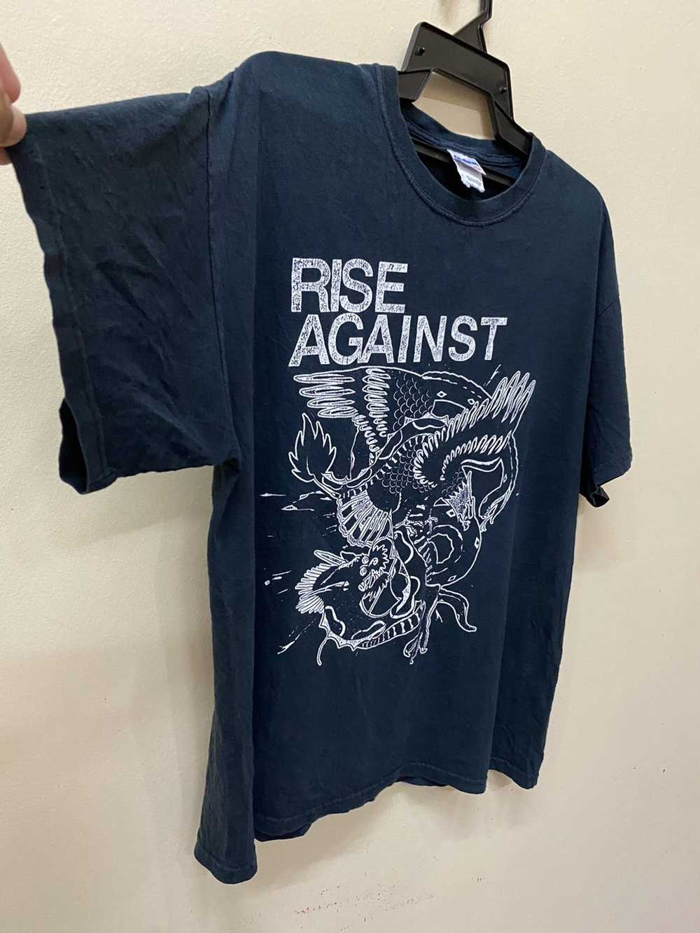 Band Tees × Very Rare × Vintage Rise Against Band… - image 4