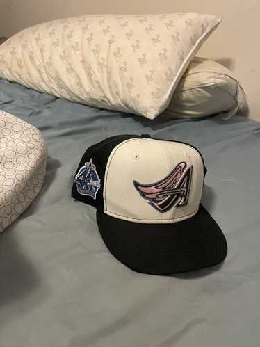 Tampa Bay Devil Rays Lavender Purple 1998 Inaugural Season Side Patch Gray  UV 59FIFTY Fitted Hat