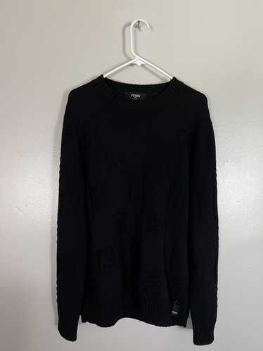 Fendi X Sarah Coleman Men's Vertigo Perforated Jacquard Sweater