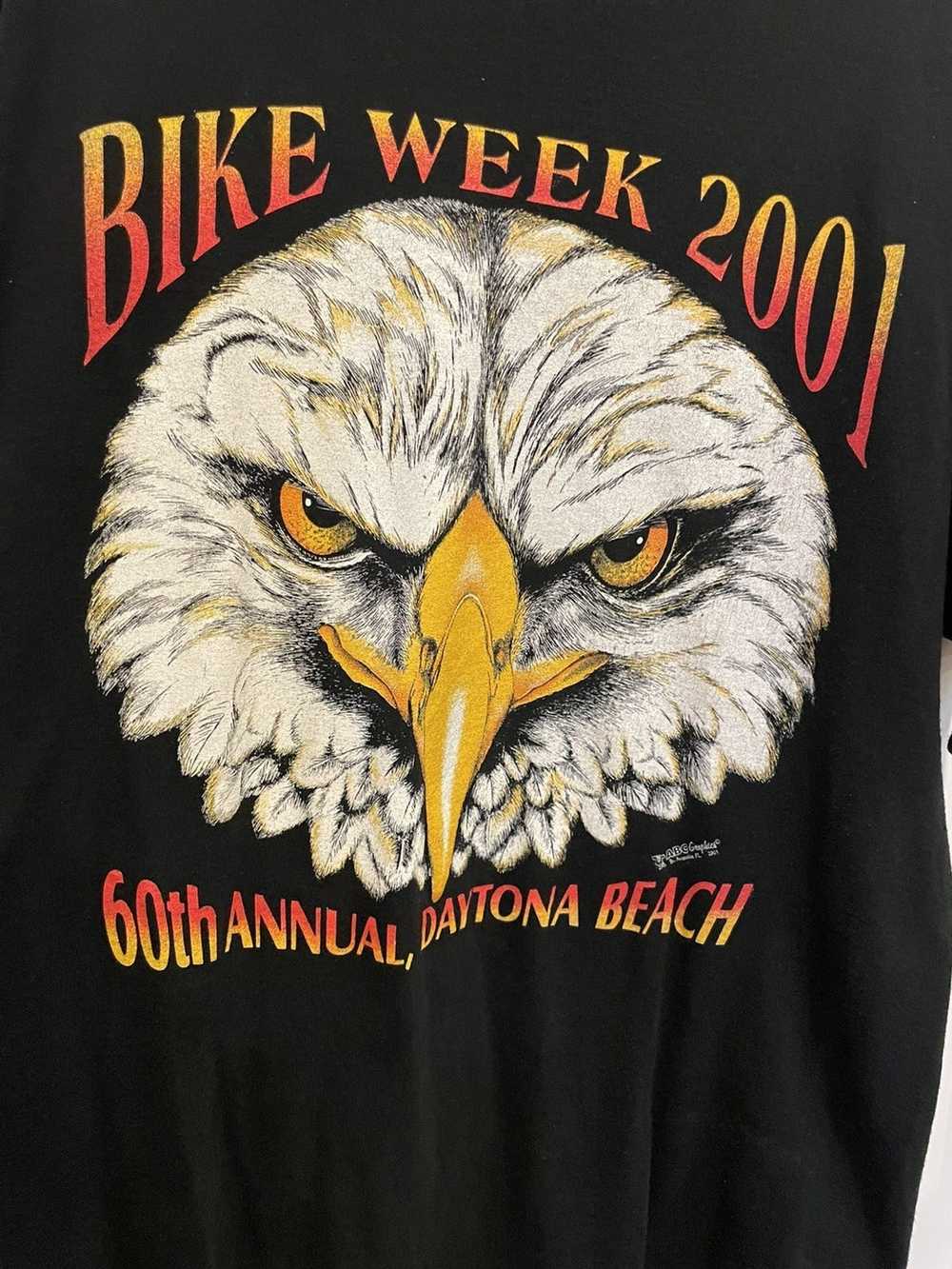 Vintage Vintage bike week T-shirt 2001 - image 3