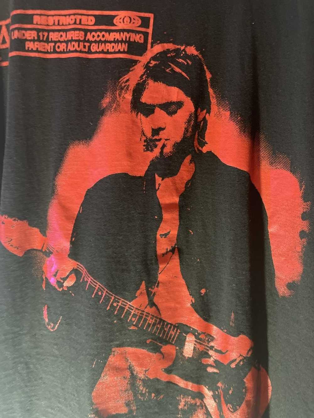 Streetwear Arson 404 Curt Cobain Tee Size XL - image 4