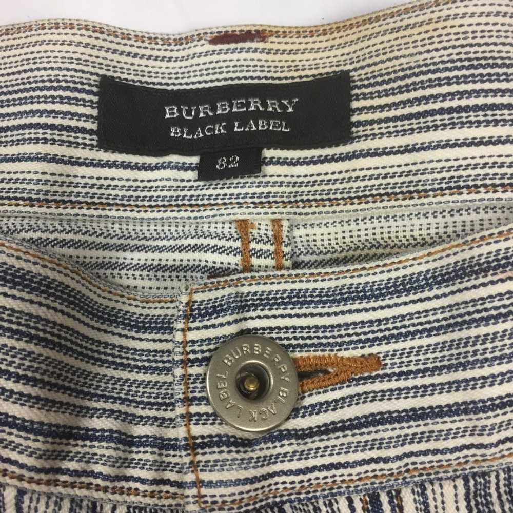 Burberry Burberry black label stripe pants - image 8