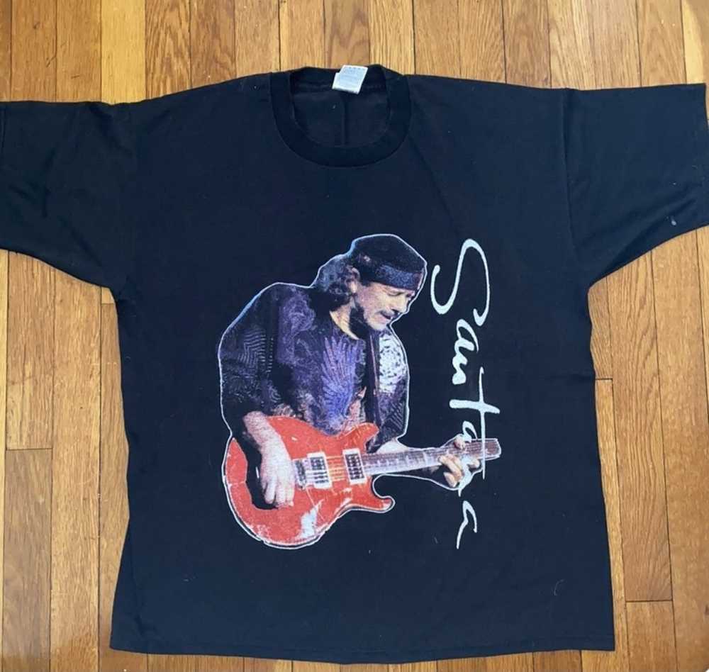 Band Tees × Rock Tees Vintage Carlos Santana tour… - image 1