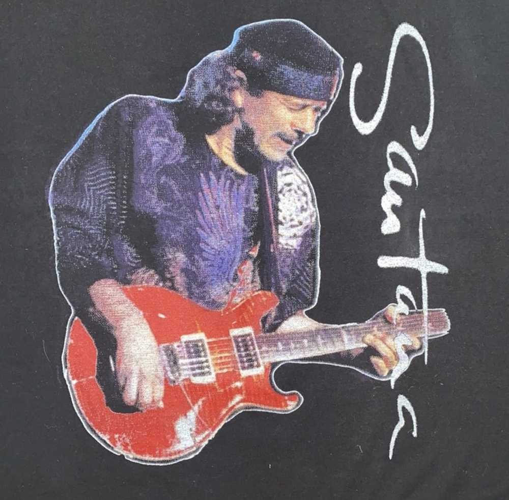 Band Tees × Rock Tees Vintage Carlos Santana tour… - image 2