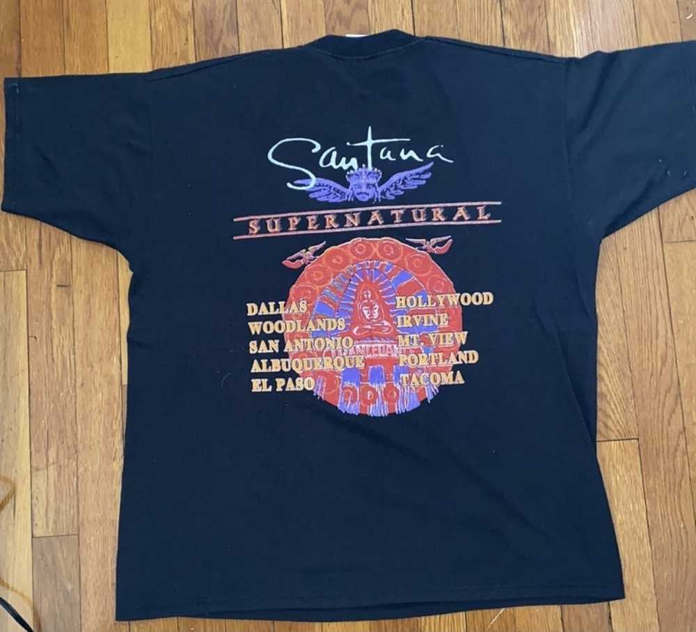 Band Tees × Rock Tees Vintage Carlos Santana tour… - image 4