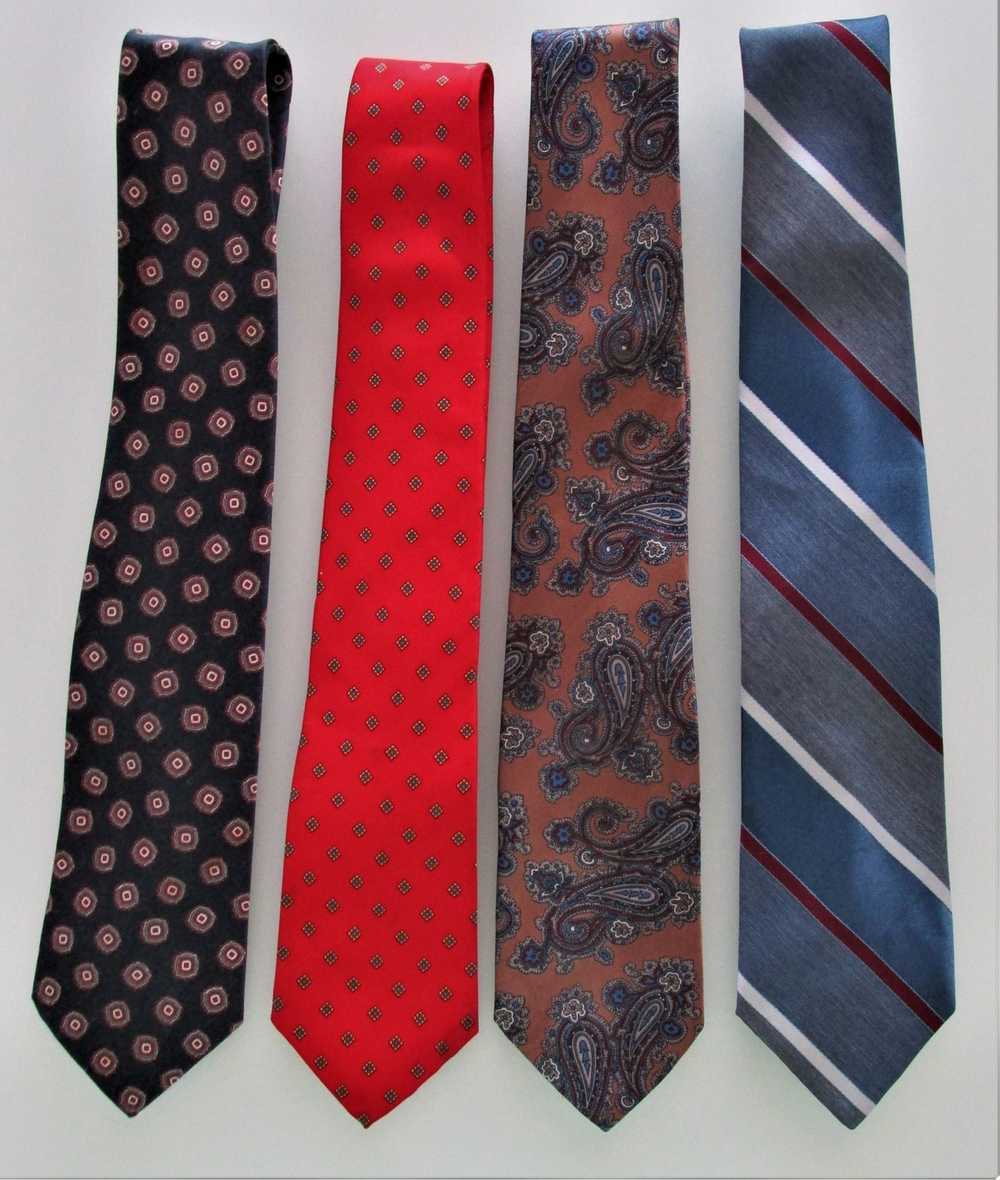 Other Vintage Assorted Men's Ties Lot of 4 - image 1