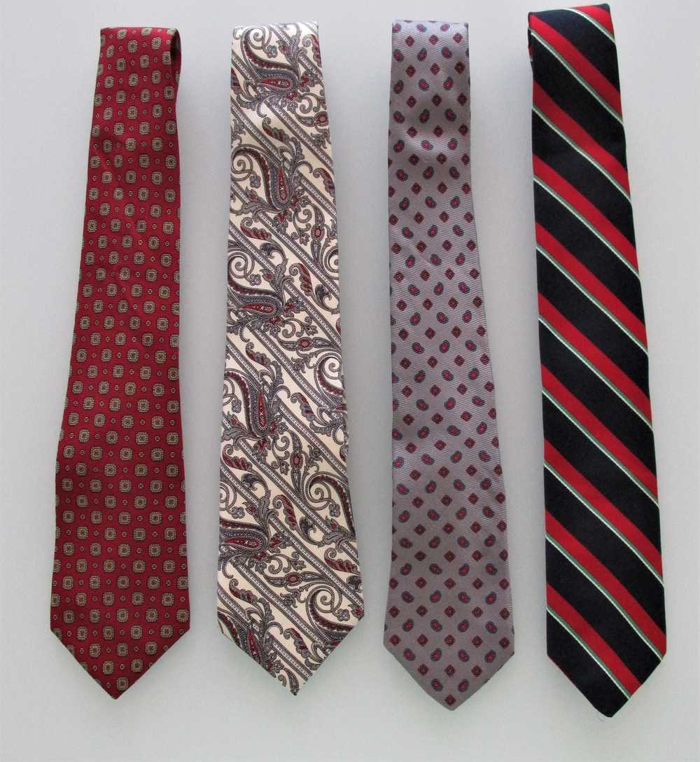 Assorted Vintage Men's Ties Lot of (4) - image 1