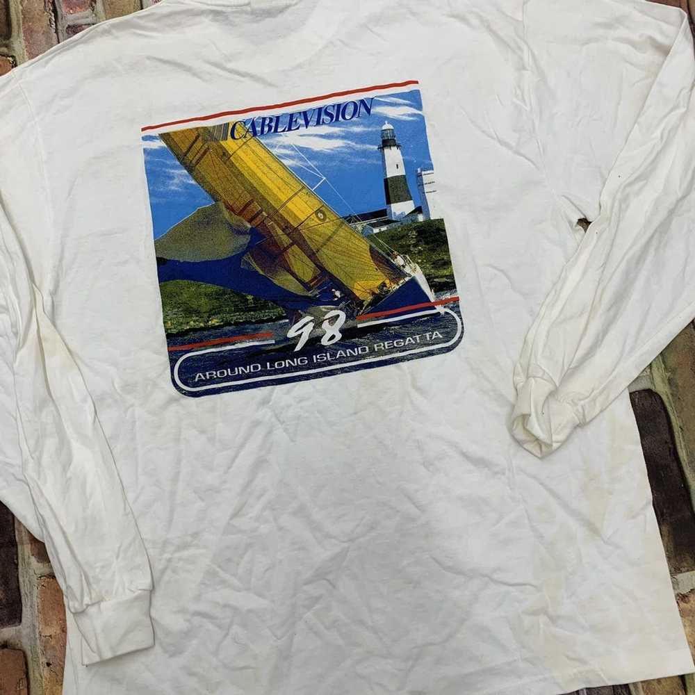 Hanes × Vintage Vintage 1998 Long Island Regatta … - image 3