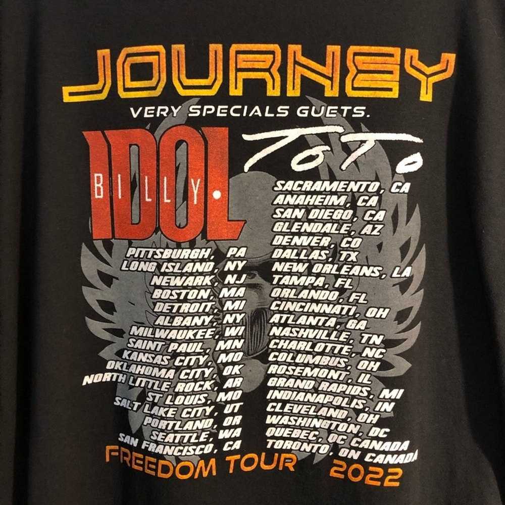 Jerzees × Rock T Shirt × Rock Tees JOURNEY TOUR M… - image 5