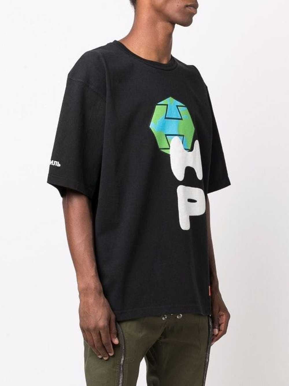 Heron Preston Heron Preston Spray Globe Tee Shirt - image 6