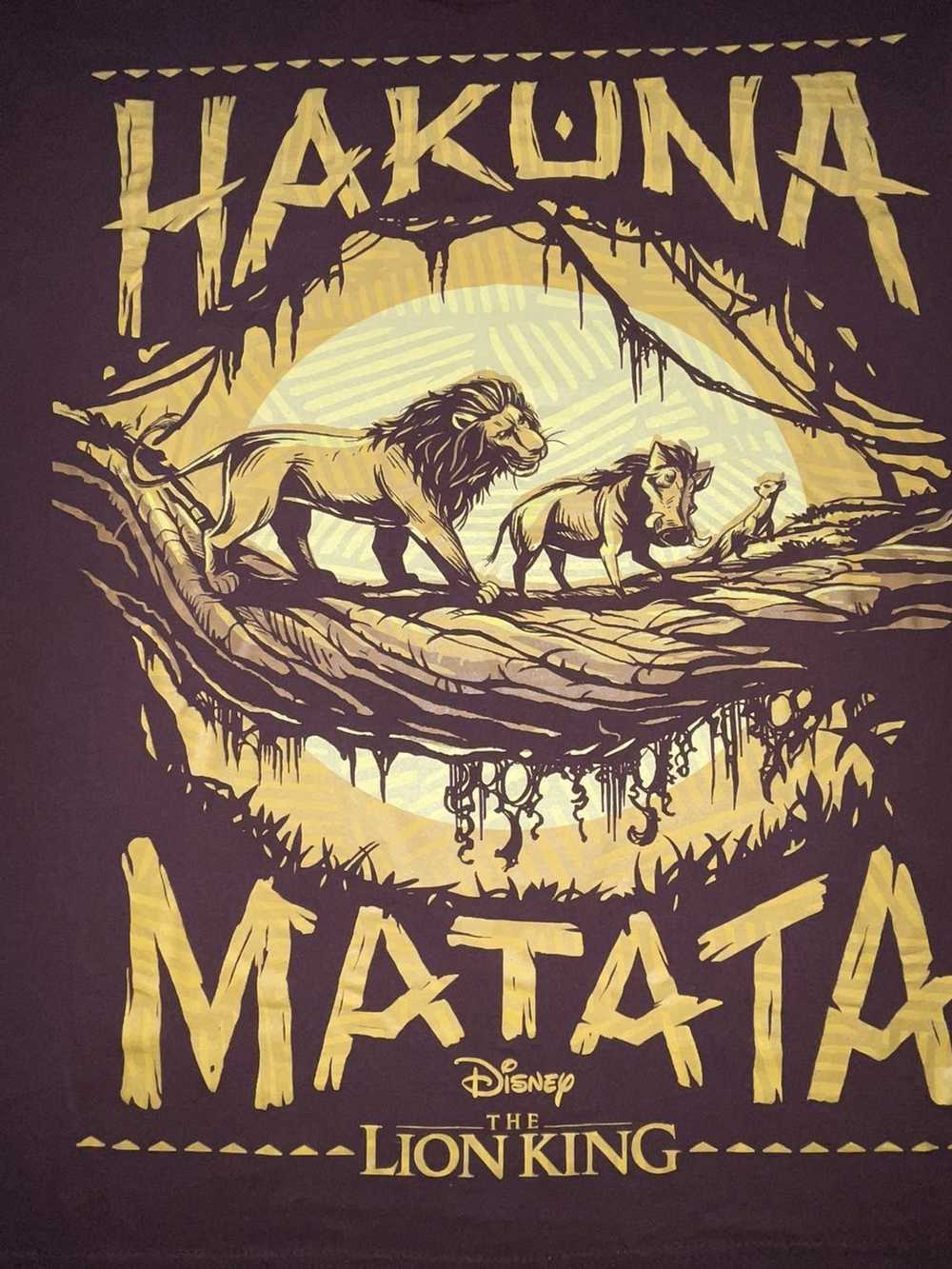 Vintage Vintage Lion King Hakuna Matata T Shirt - image 2