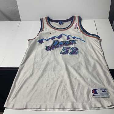 Karl Malone #32 Utah Jazz Adidas Hardwood Classics Jersey, Size L