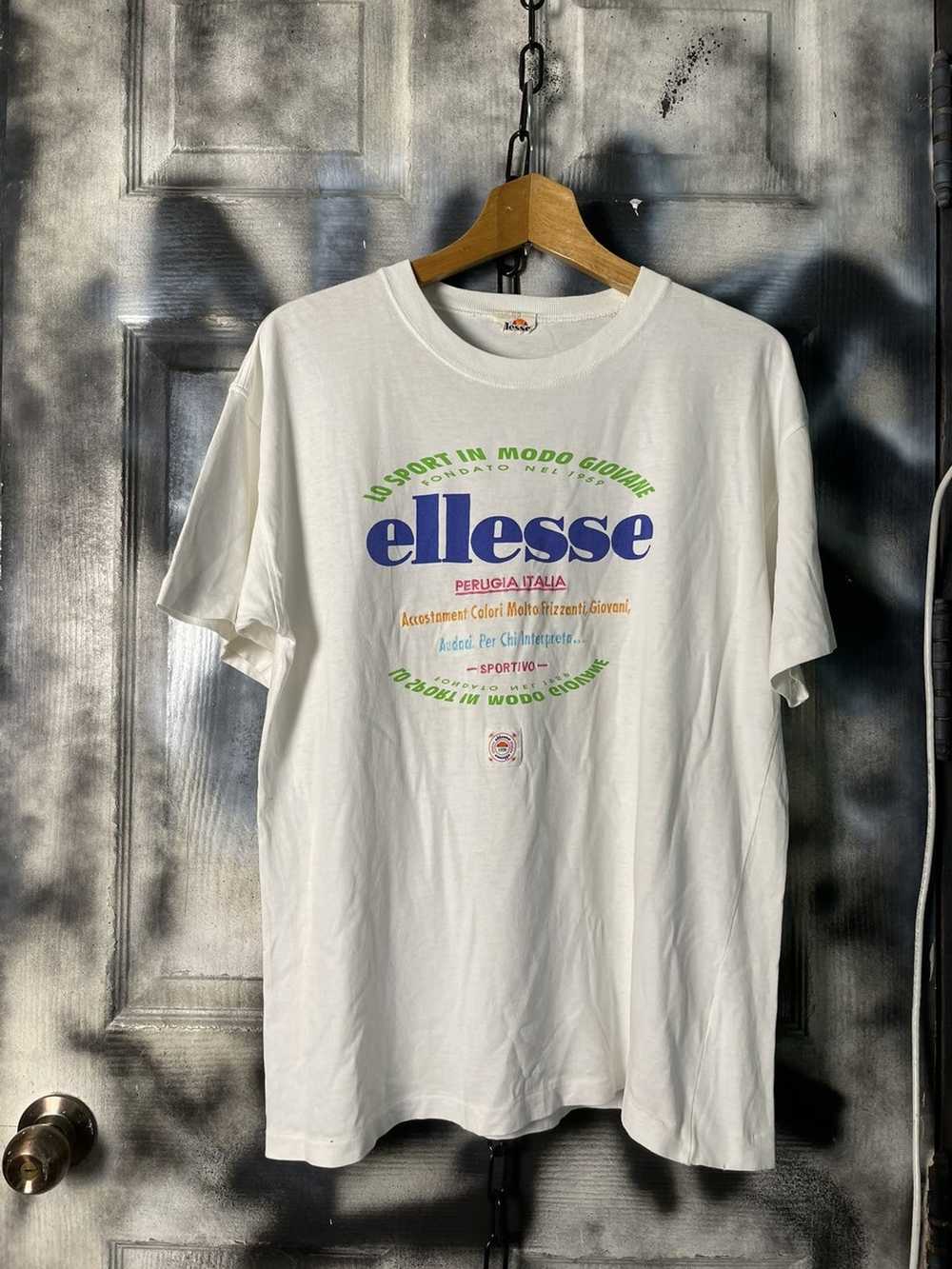 Vintage ellesse italia t-shirt - Gem