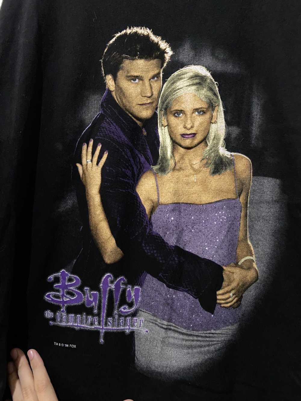 Vintage Vintage 1998 Buffy The Vampire Slayer Shi… - image 3