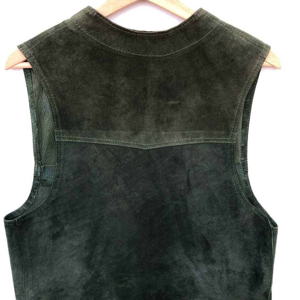 Japanese Brand Unbrand Vintage Vest Leather - image 8