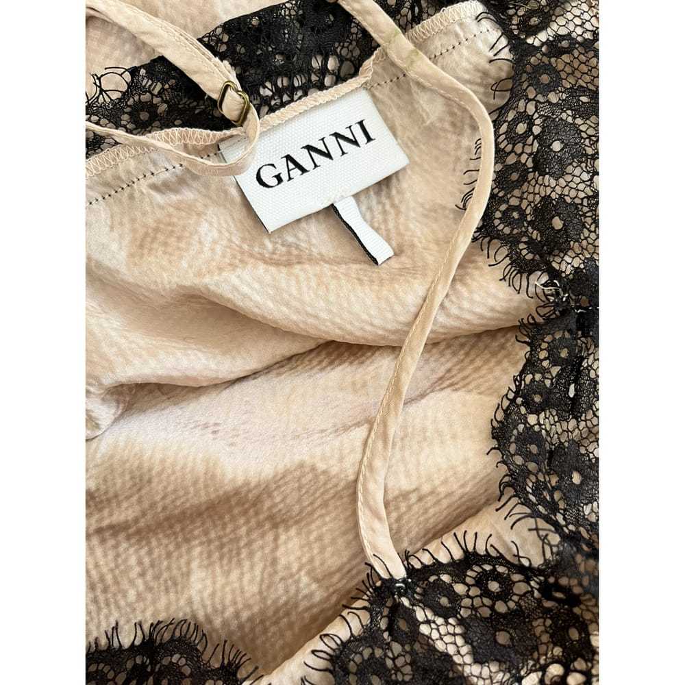 Ganni Silk jersey top - image 4