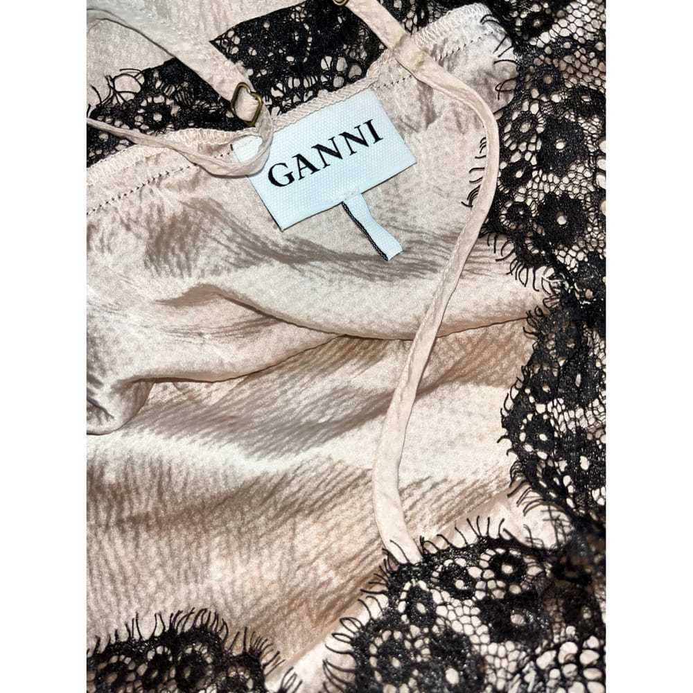 Ganni Silk jersey top - image 5