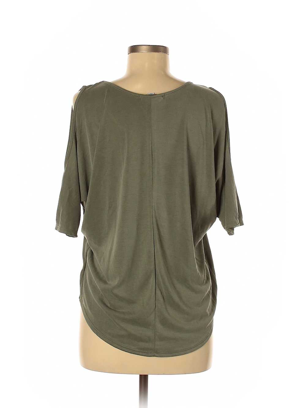 Green Envelope Women Green 3/4 Sleeve Top M - image 2