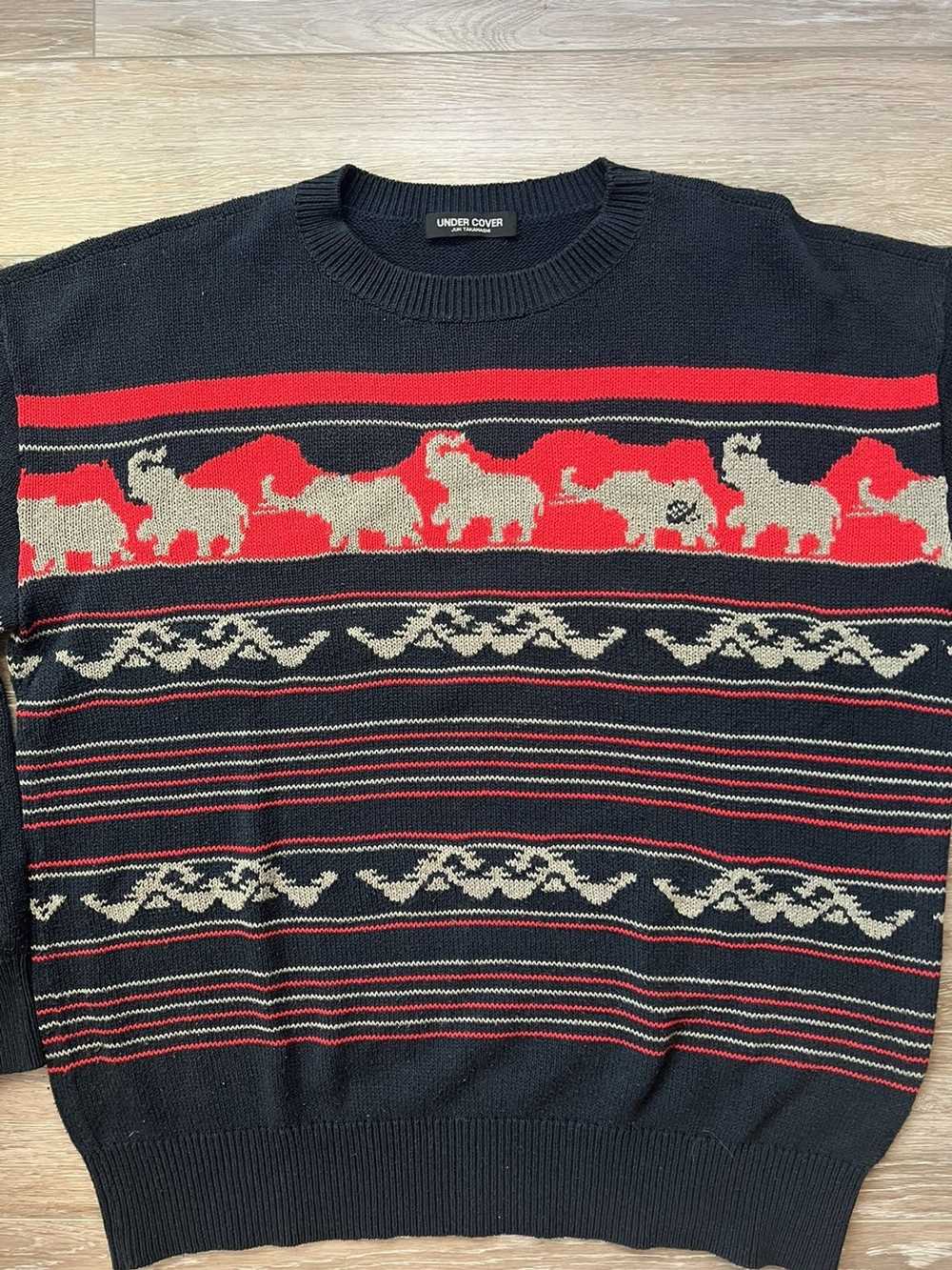 Undercover 1997 Elephant Knitted Sweater - image 2