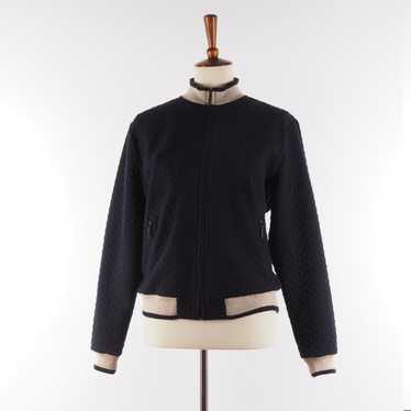 Purdey Purdey Black Lightweight Zip Bomber Jacket 