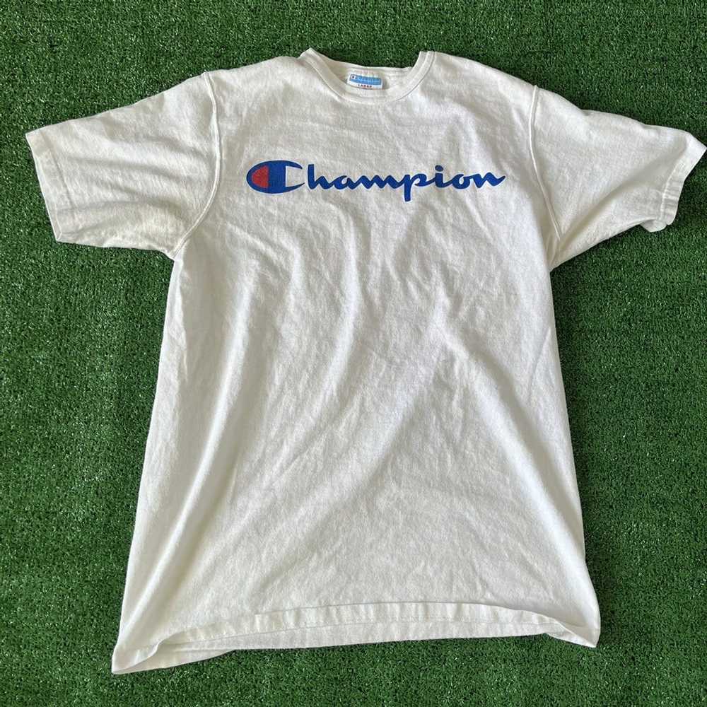 Champion × Streetwear × Vintage Champion t shirt … - image 1
