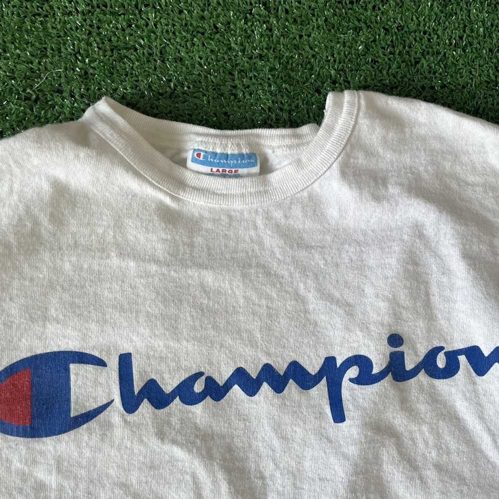 Champion × Streetwear × Vintage Champion t shirt … - image 2