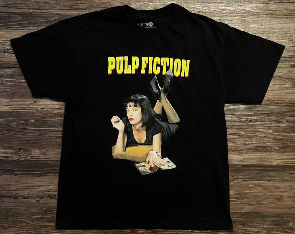 Movie × Streetwear Pulp Fiction movie t-shirt siz… - image 1