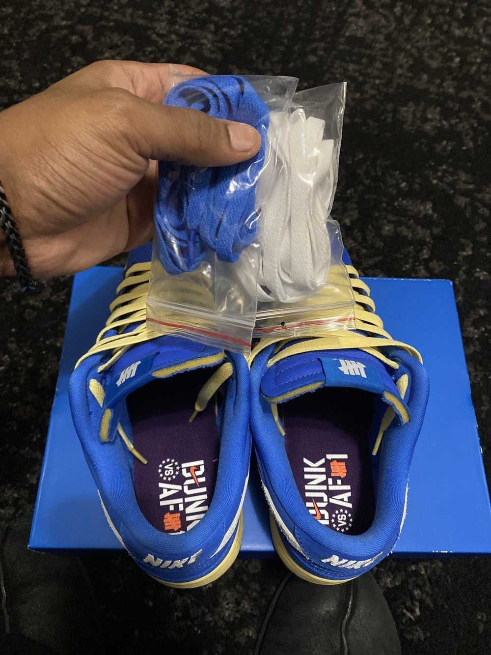 undefeated nike dunk 5 on it