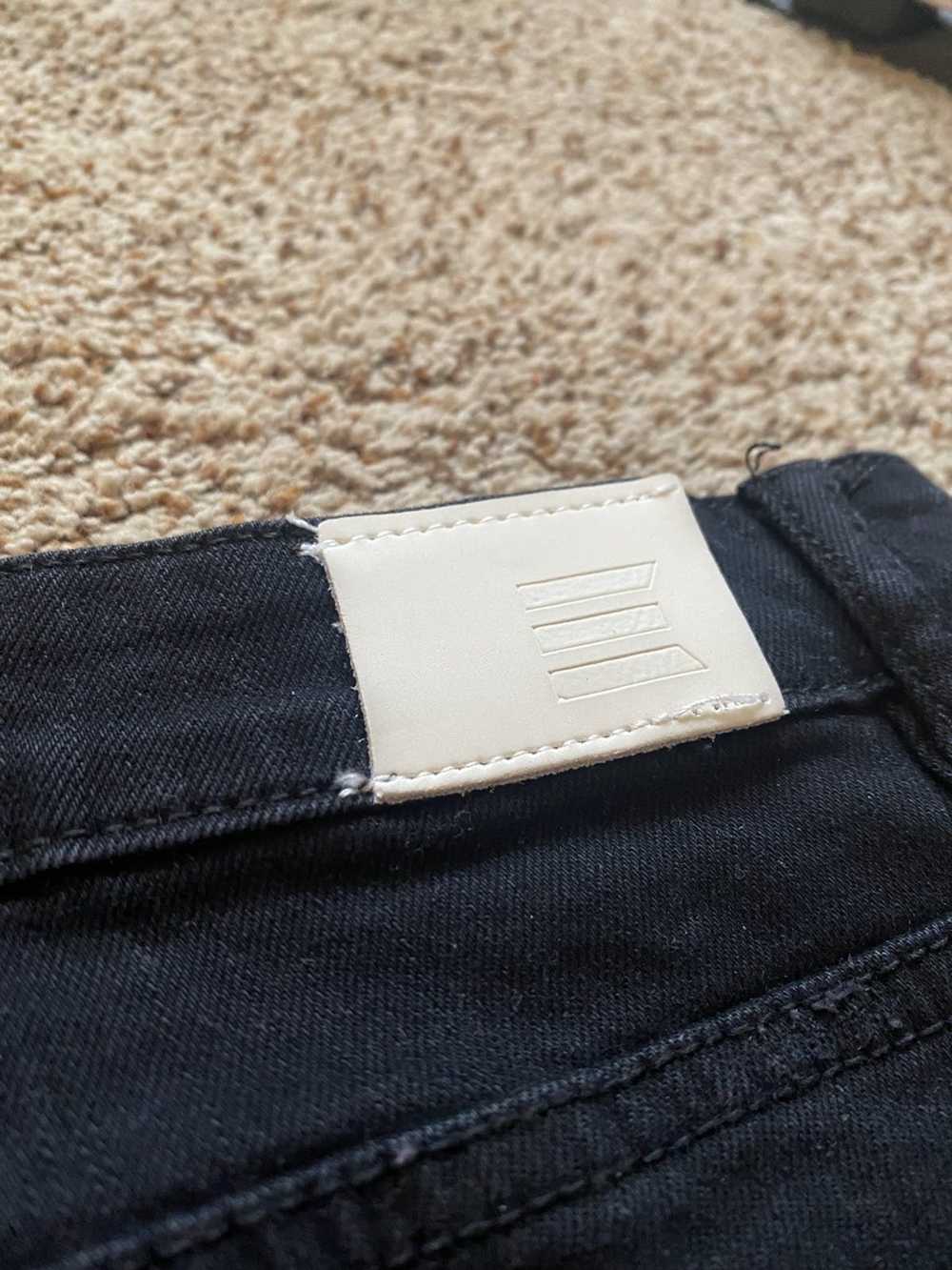 Embellish Embellish Black Vintage Wash Strip Denim - image 11