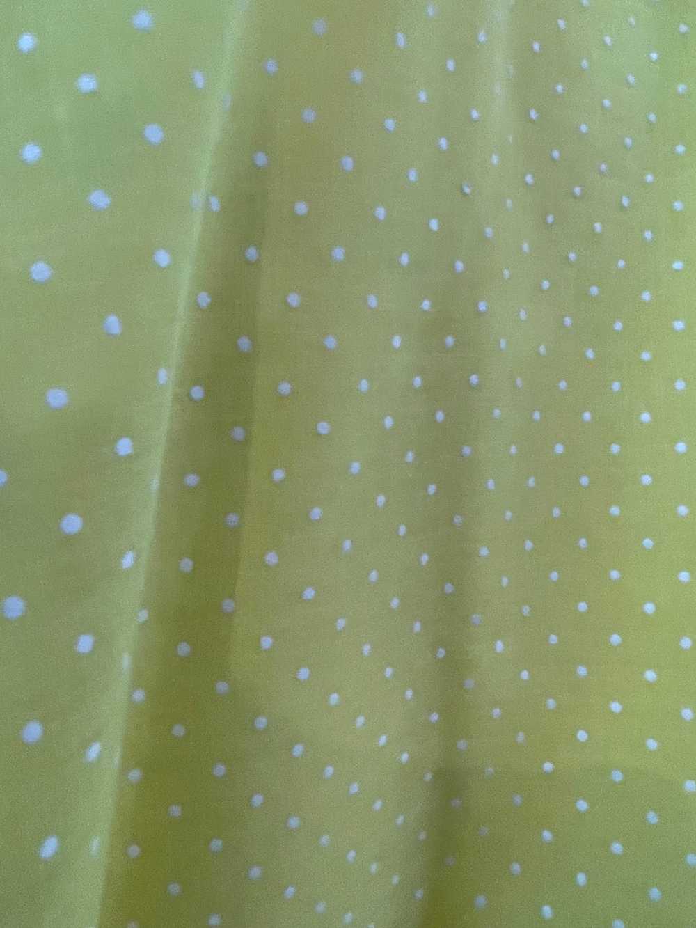 Miss Elliete 70s Lemon Yellow Cotton Maxi Dress w… - image 5