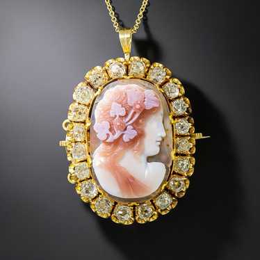 Late Georgian/Early Victorian Hardstone Cameo and… - image 1