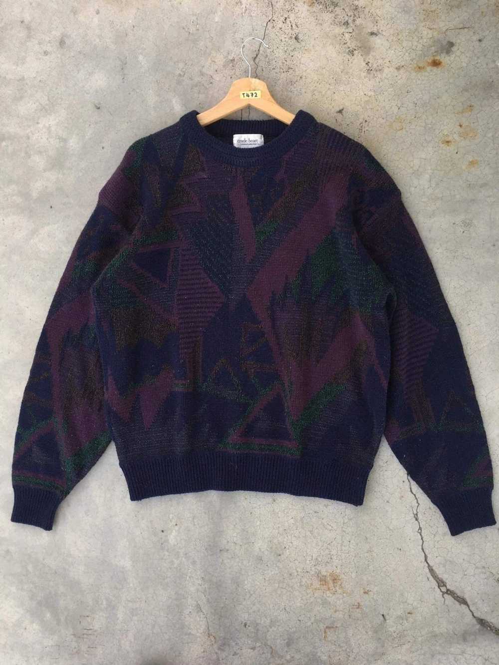 Aran Isles Knitwear × Coloured Cable Knit Sweater… - image 2