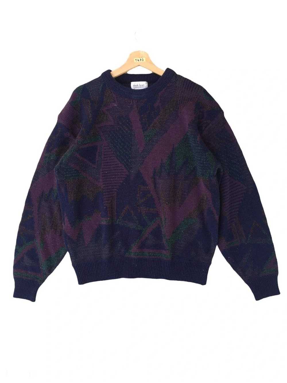 Aran Isles Knitwear × Coloured Cable Knit Sweater… - image 3