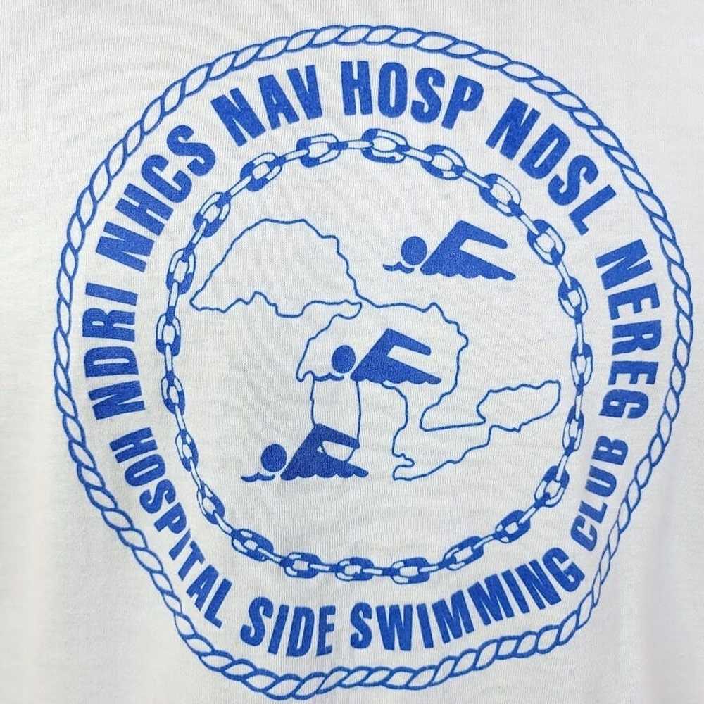 Vintage Hospital Side Swimming Club T Shirt Vinta… - image 2