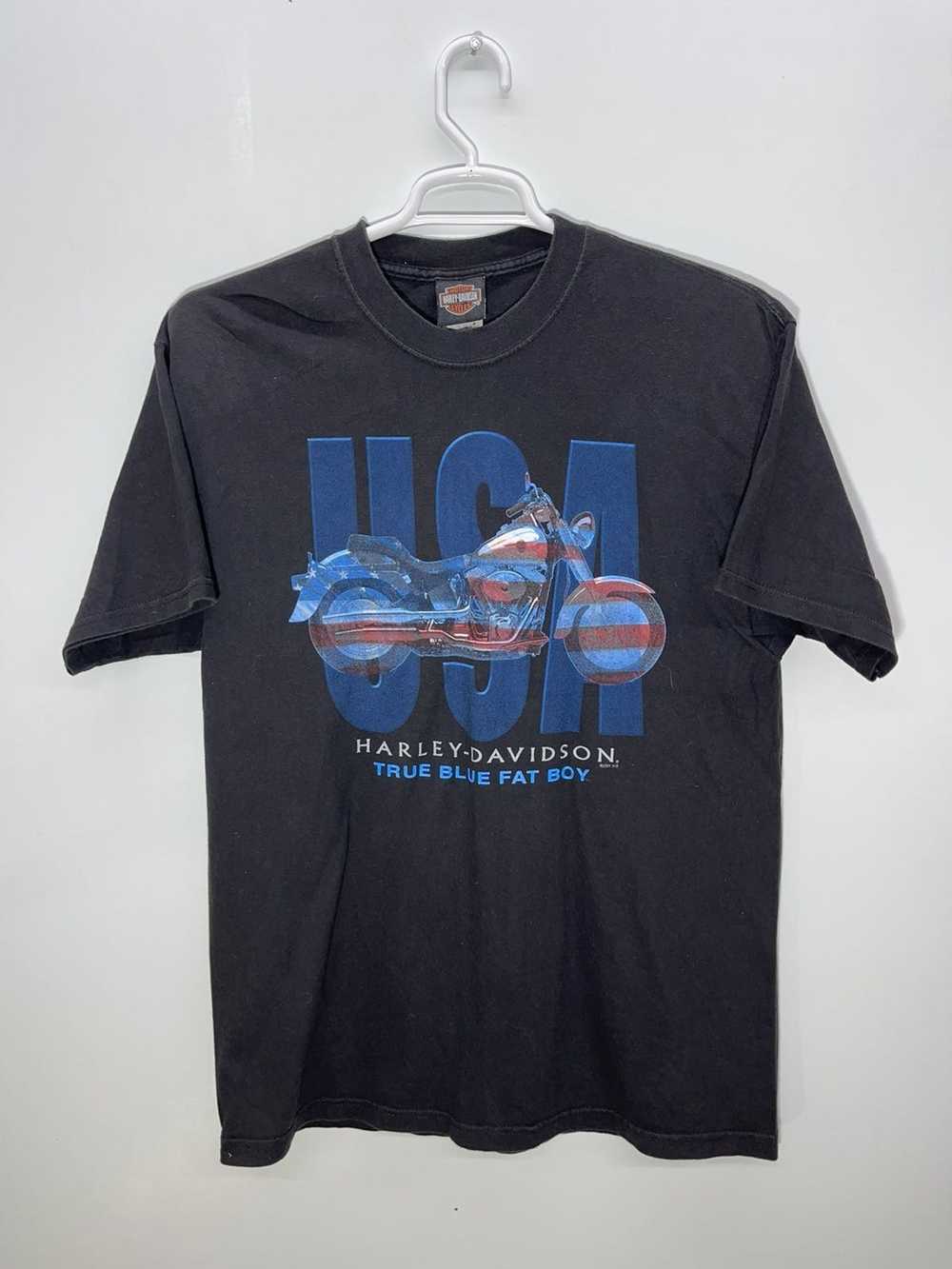 Harley Davidson × Vintage Vtg y2k harley shirt SA… - image 2