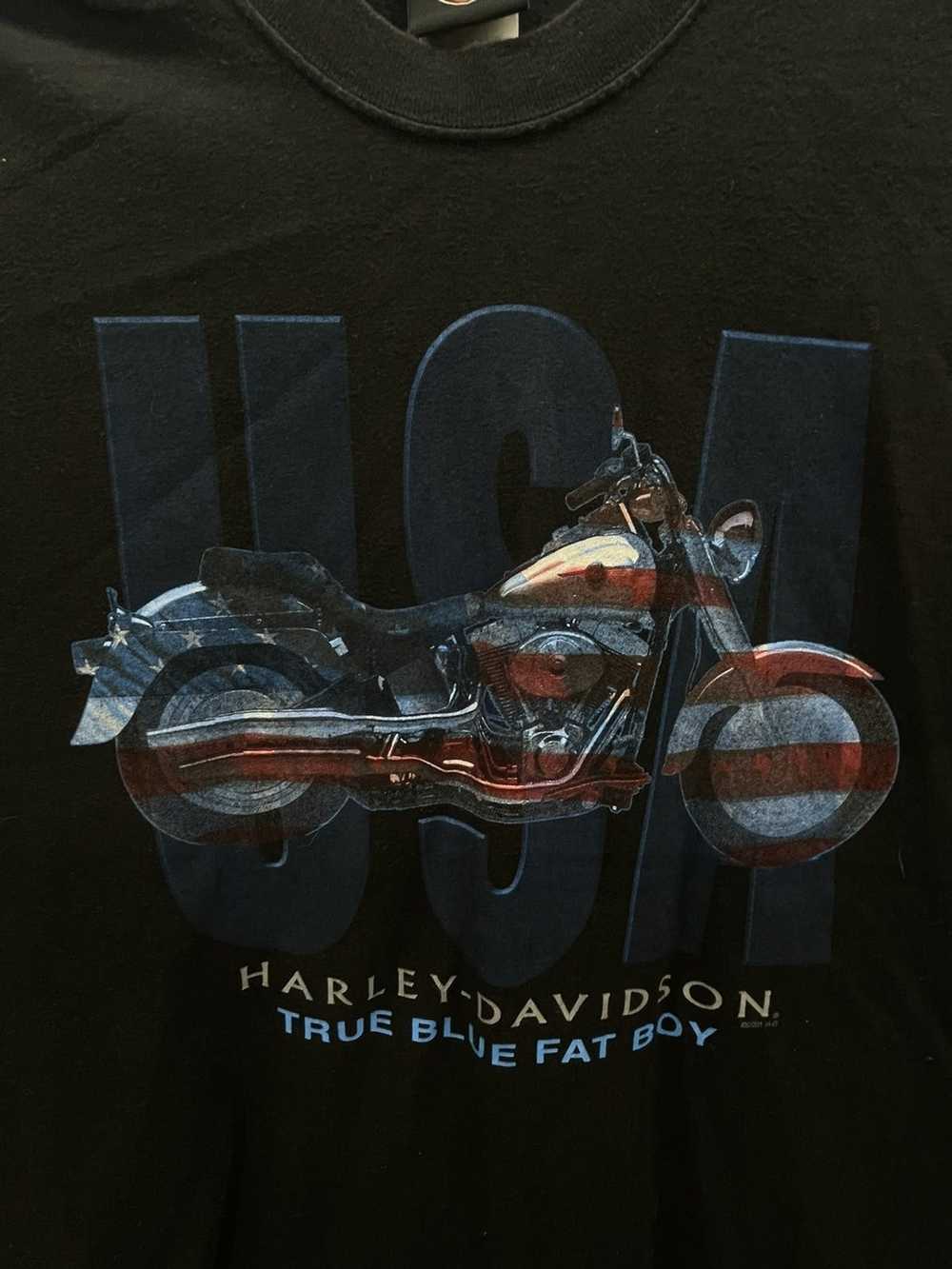 Harley Davidson × Vintage Vtg y2k harley shirt SA… - image 5