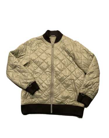 Nike Nike Green Quilted Puffer Reversible Bomber … - image 1