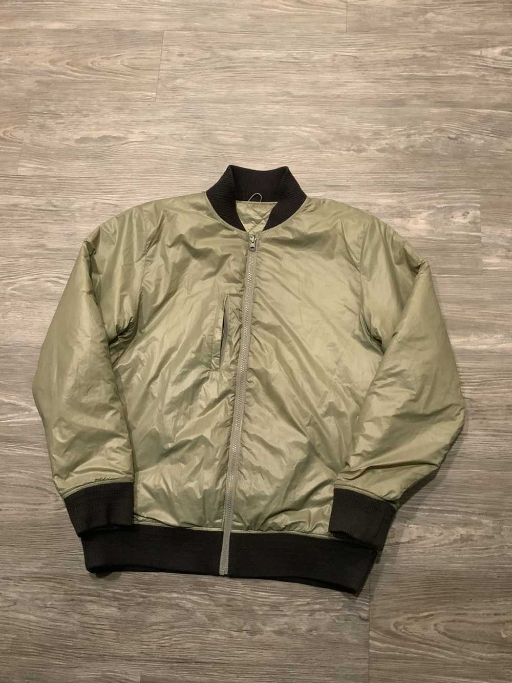 Nike Nike Green Quilted Puffer Reversible Bomber … - image 3
