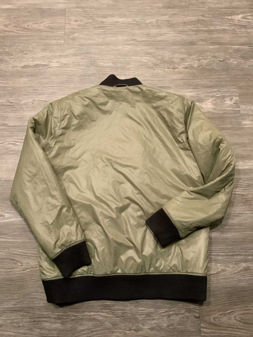 Nike Nike Green Quilted Puffer Reversible Bomber … - image 4