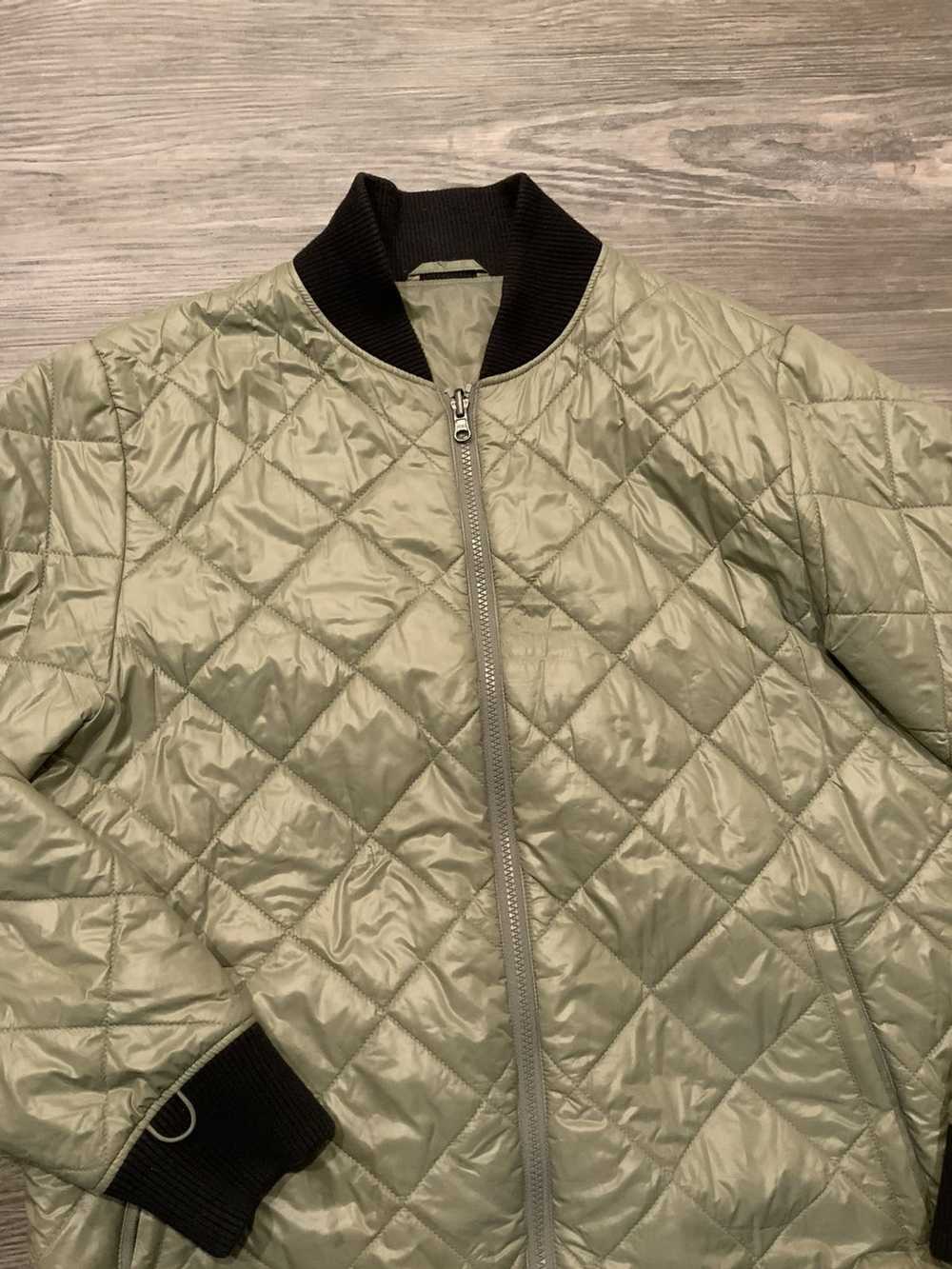 Nike Nike Green Quilted Puffer Reversible Bomber … - image 5