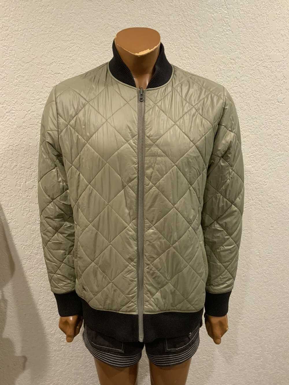 Nike Nike Green Quilted Puffer Reversible Bomber … - image 7