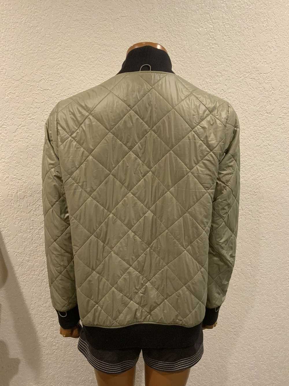 Nike Nike Green Quilted Puffer Reversible Bomber … - image 8