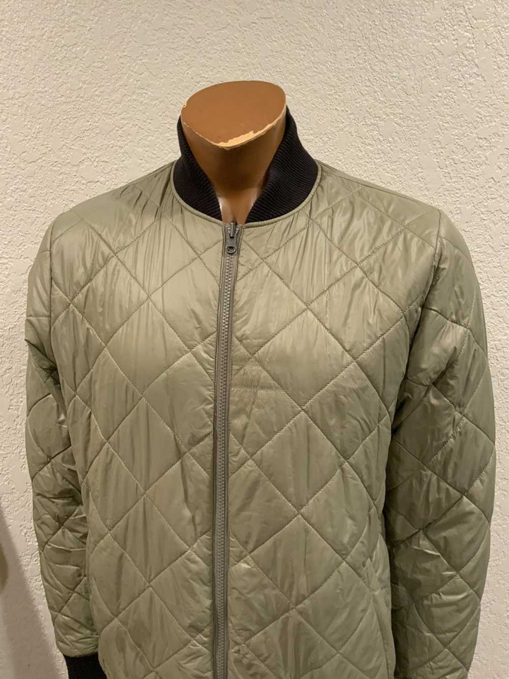 Nike Nike Green Quilted Puffer Reversible Bomber … - image 9