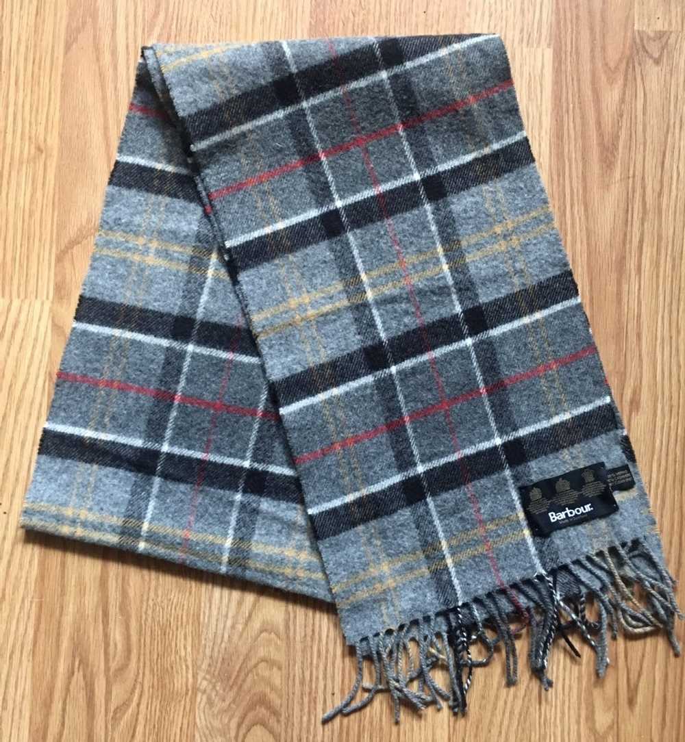 Barbour BARBOUR Wool Cashmere Tartan Scotland Sca… - image 1